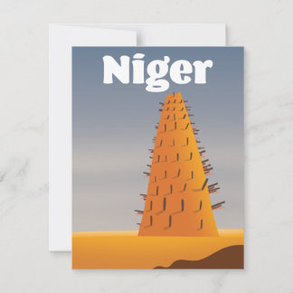 Niger Agadez Mosque Reiseplakat