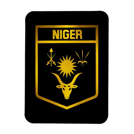 Niger Emblem Magnet (Vertikal)
