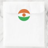 Niger Fisheye Flag Sticker (Tasche)