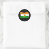 Niger-Flag-Aufkleber Runder Aufkleber (Tasche)