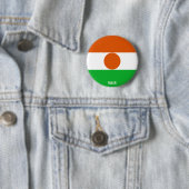 Niger Flag Charming Patriotic Button (Beispiel)