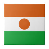 Niger Flag Keramik Tile Fliese (Vorderseite)