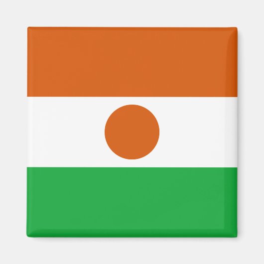 Niger Flag Magnet (Vorne)