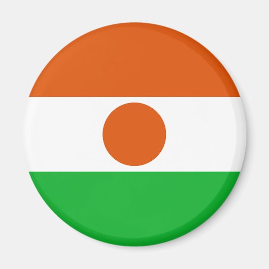 Niger Flag Magnet (Vorne)