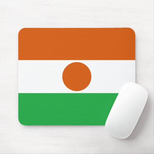 Niger Flag Mousepad (Mit Mouse)