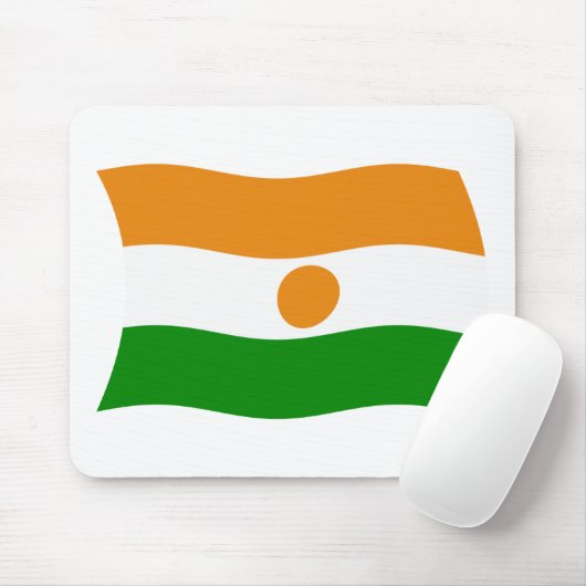 Niger Flag Mousepad (Mit Mouse)