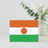 Niger Flag Postkarte (Stehend Vorderseite)