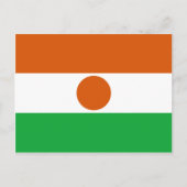 Niger Flag Postkarte (Vorderseite)