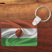 Niger Flag Schlüsselanhänger (Vorderseite)