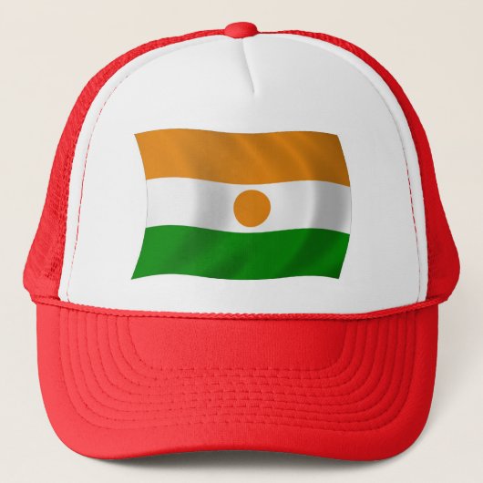 Niger-Flag Truckerkappe (Vorderseite)
