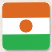 Niger Flag Untersetzer (Vorderseite)