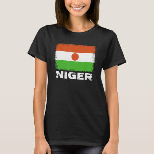 Niger Flag Unterstützung nigerianischer Menschen F T-Shirt