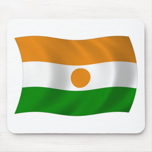 Niger-Flagge-Mauspad Mousepad (Vorne)