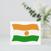 Niger-Flagge-Postkarte Postkarte (Stehend Vorderseite)