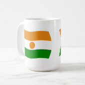 Niger-Flagge Tasse (Vorderseite Links)