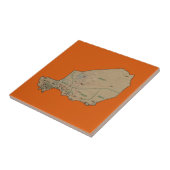 Niger Map Tile Fliese (Seite)