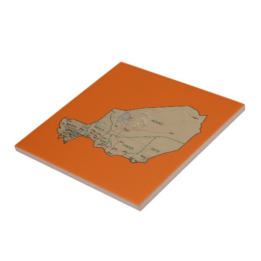 Niger Map Tile Fliese (Seite)
