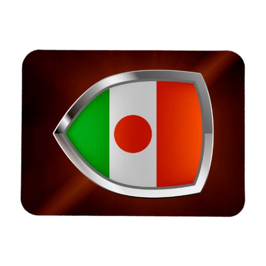 Niger Metallic Emblem Magnet (Horizontal)