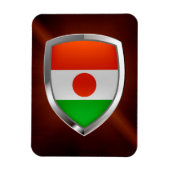 Niger Metallic Emblem Magnet (Vertikal)