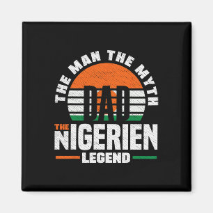 Niger Nigerien Niger Flag Vatertag Magnet