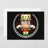 Niger Postkarte (Vorne/Hinten)