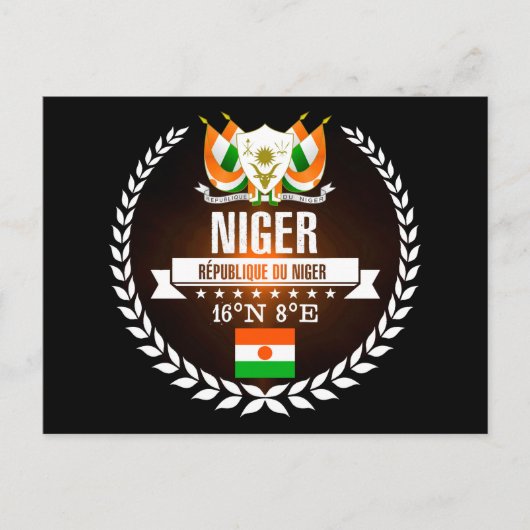 Niger Postkarte (Vorderseite)