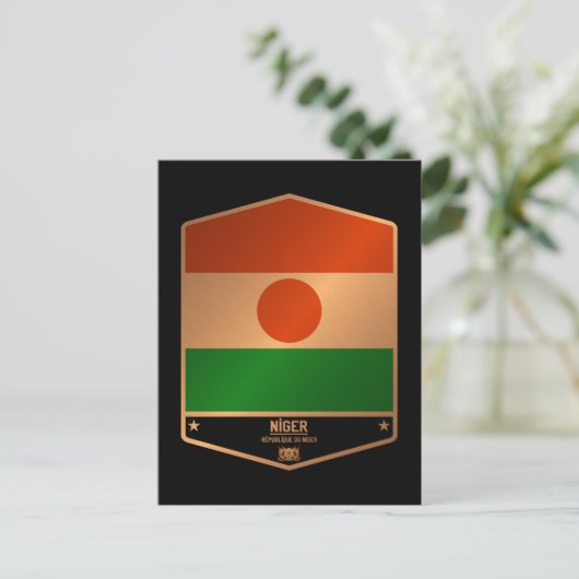 Niger Postkarte (Stehend Vorderseite)