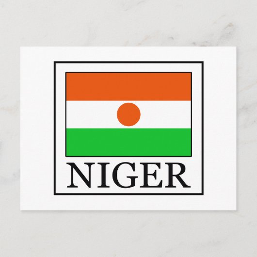 Niger Postkarte (Vorderseite)