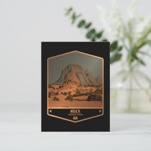 Niger Postkarte (Stehend Vorderseite)