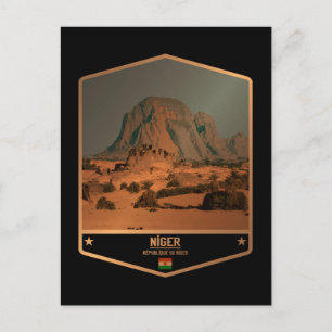 Niger Postkarte