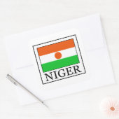 Niger Quadratischer Aufkleber (Umschlag)