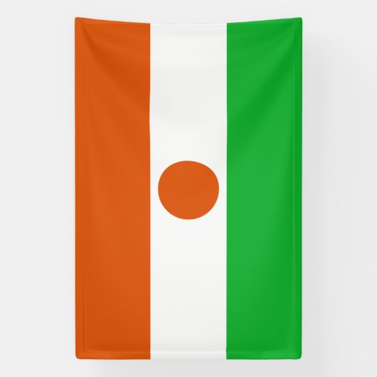 Nigerflagge Banner (Vertikal)