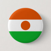 Nigerflagge Button (Vorderseite)