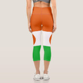 Nigerflagge Capri Leggings (Rückseite)