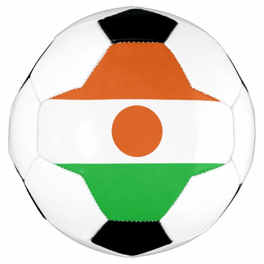 Nigerflagge Fußball (Vorderseite)