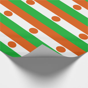 Nigerflagge Geschenkpapier
