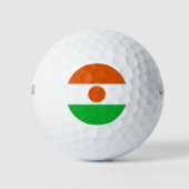 Nigerflagge Golfball (Vorderseite)