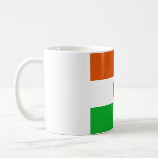 Nigerflagge Kaffeetasse (Links)