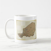 Nigerflagge + Karte Tasse (Links)