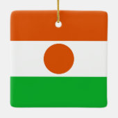 Nigerflagge Keramikornament (Rückseite)