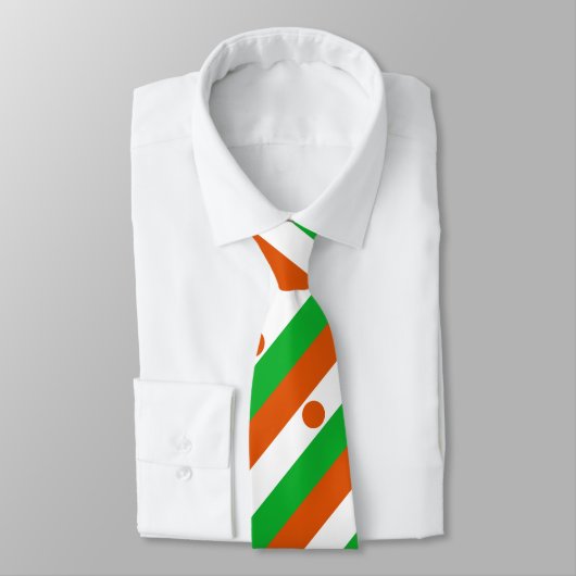 Nigerflagge Krawatte (Gebunden)