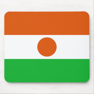 Nigerflagge Mousepad