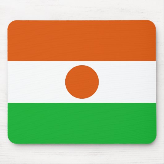 Nigerflagge Mousepad (Vorne)