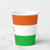 Nigerflagge Pappbecher (Rückseite)