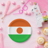 Nigerflagge Pappteller (Party)