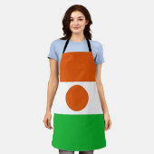 Nigerflagge Schürze (Getragen)