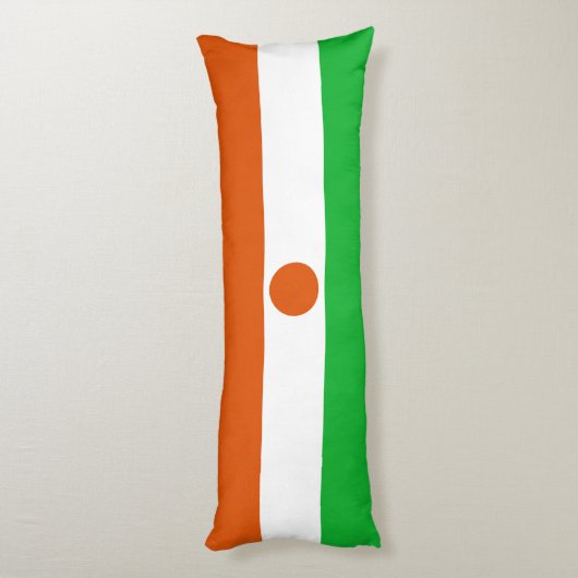 Nigerflagge Seitenschläferkissen (Rückseite (Vertikal))