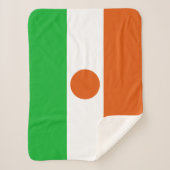 Nigerflagge Sherpadecke (Vorderseite)