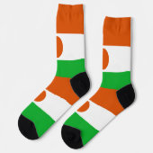 Nigerflagge Socken (Linkes Detail)