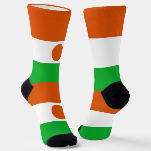 Nigerflagge Socken (Gewinkelt)